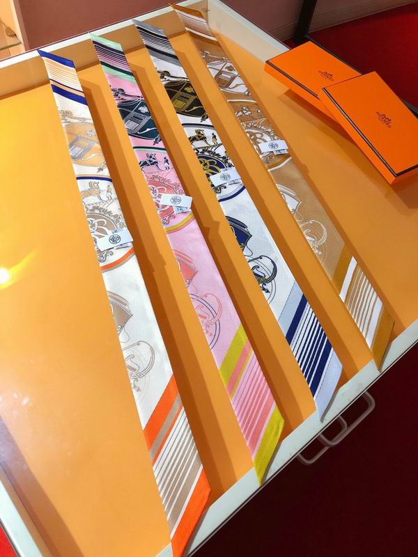 Hermes silk ribbon 5X86cm E050949